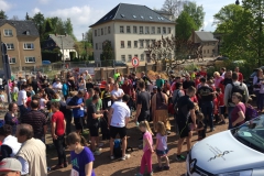 Vorbereitungen zum Strumpflauf