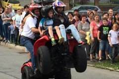 Stunts mit Quad